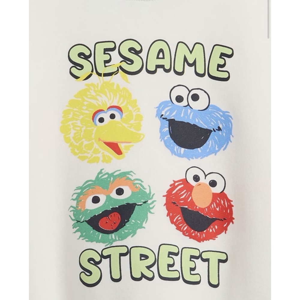 baby Gap Sesame Street Two-Piece Sweat Set Size 4Toddler New - Picture 3 of 3